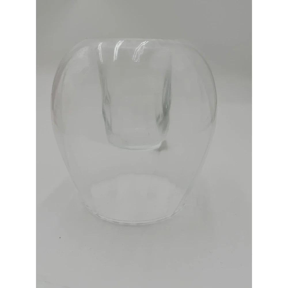 Partylite Votive Candle Holder Clear Glass Small Tea Light Modern Home Decor